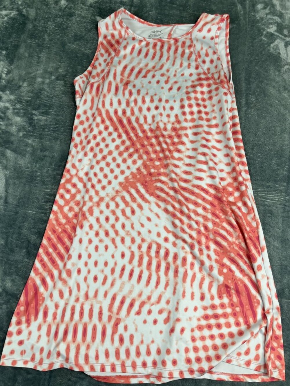 Silver Bait Womens Coral Dot Print Sleeveless Dress XL